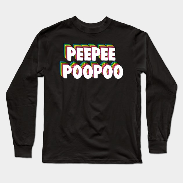 PEEPEEPOOPOO Meme Long Sleeve T-Shirt by Barnyardy